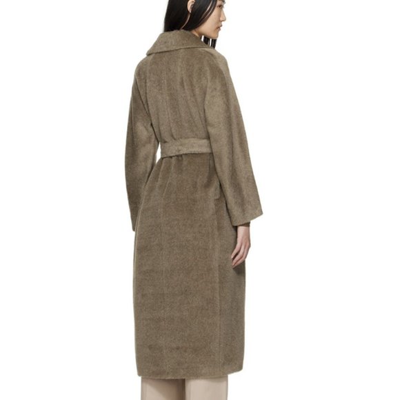 S Max Mara Malesia Coat, Beige Size 4 - Picture 8 of 16